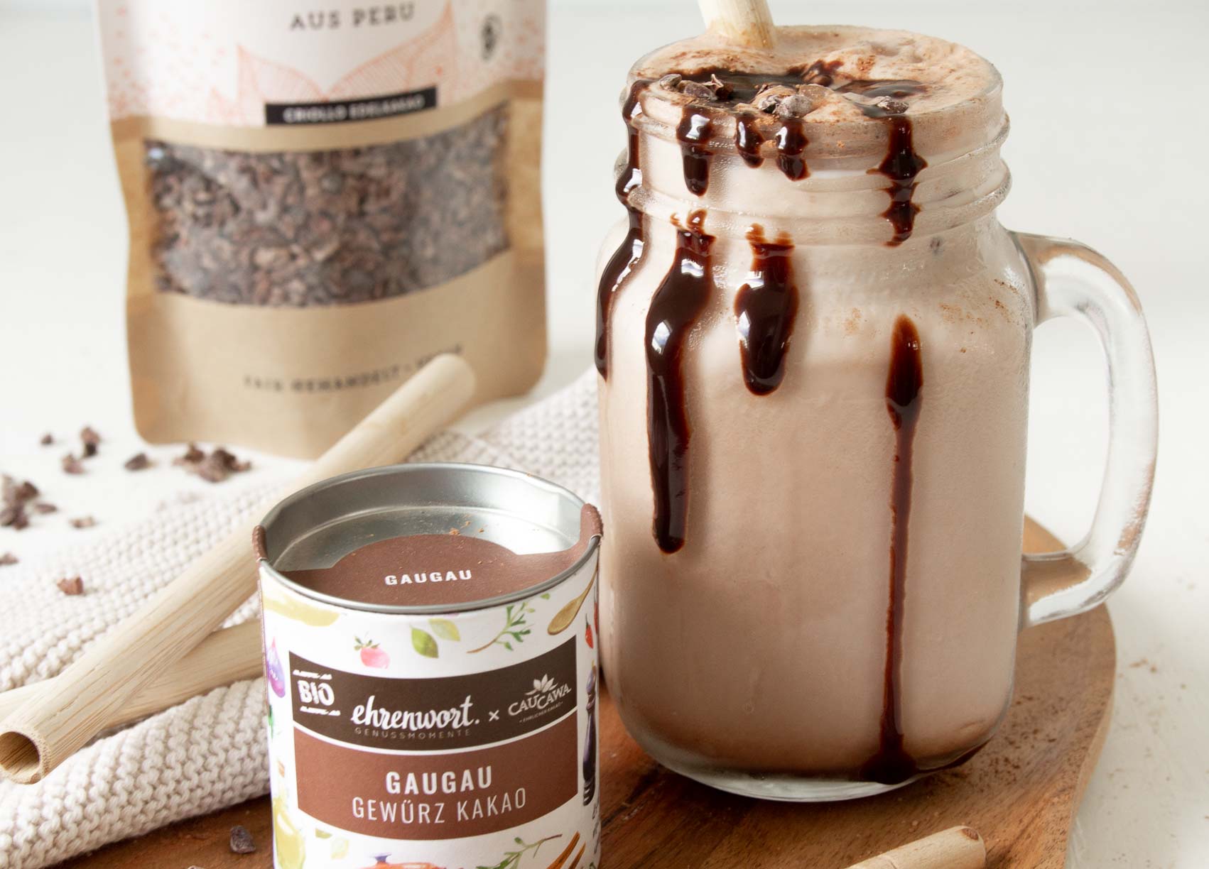 Kalte Trinkschokolade mit Gaugau