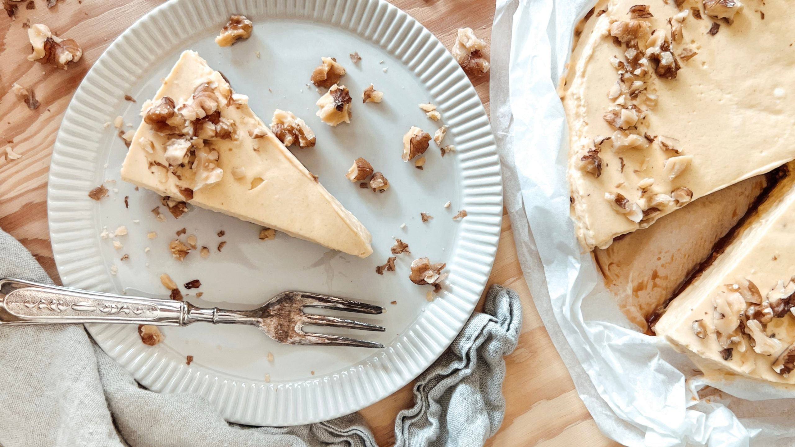 Pumpkin Spice No Bake Cheesecake