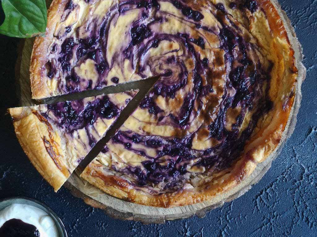 Lavendel-Zitronen-Tarte