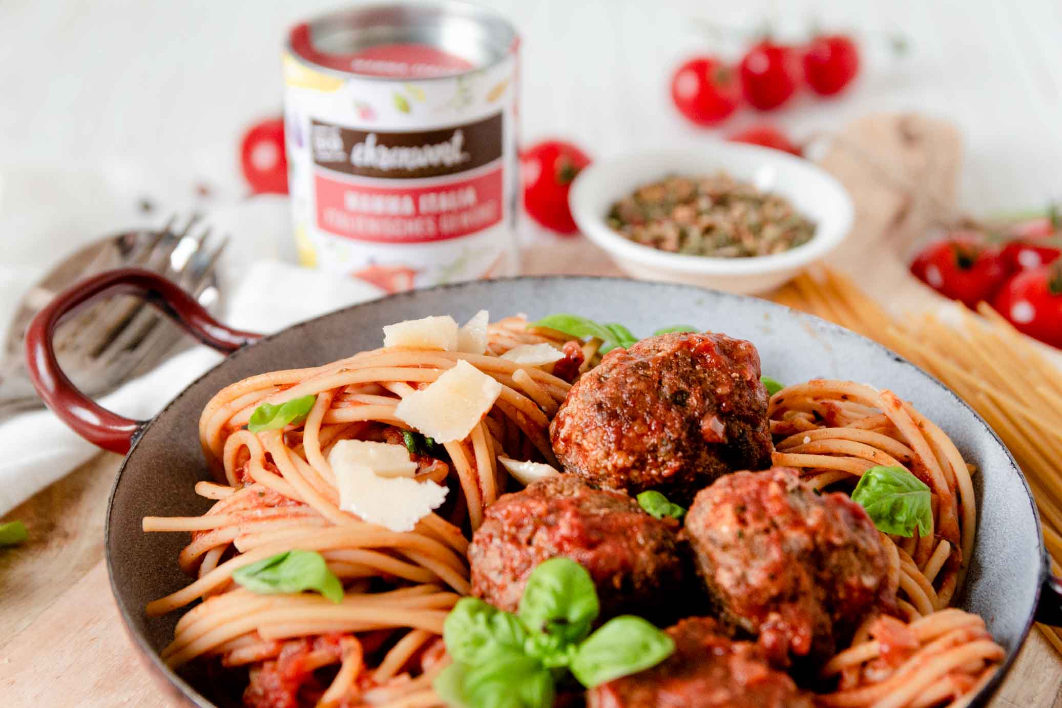 Vegane Spaghetti Polpetti