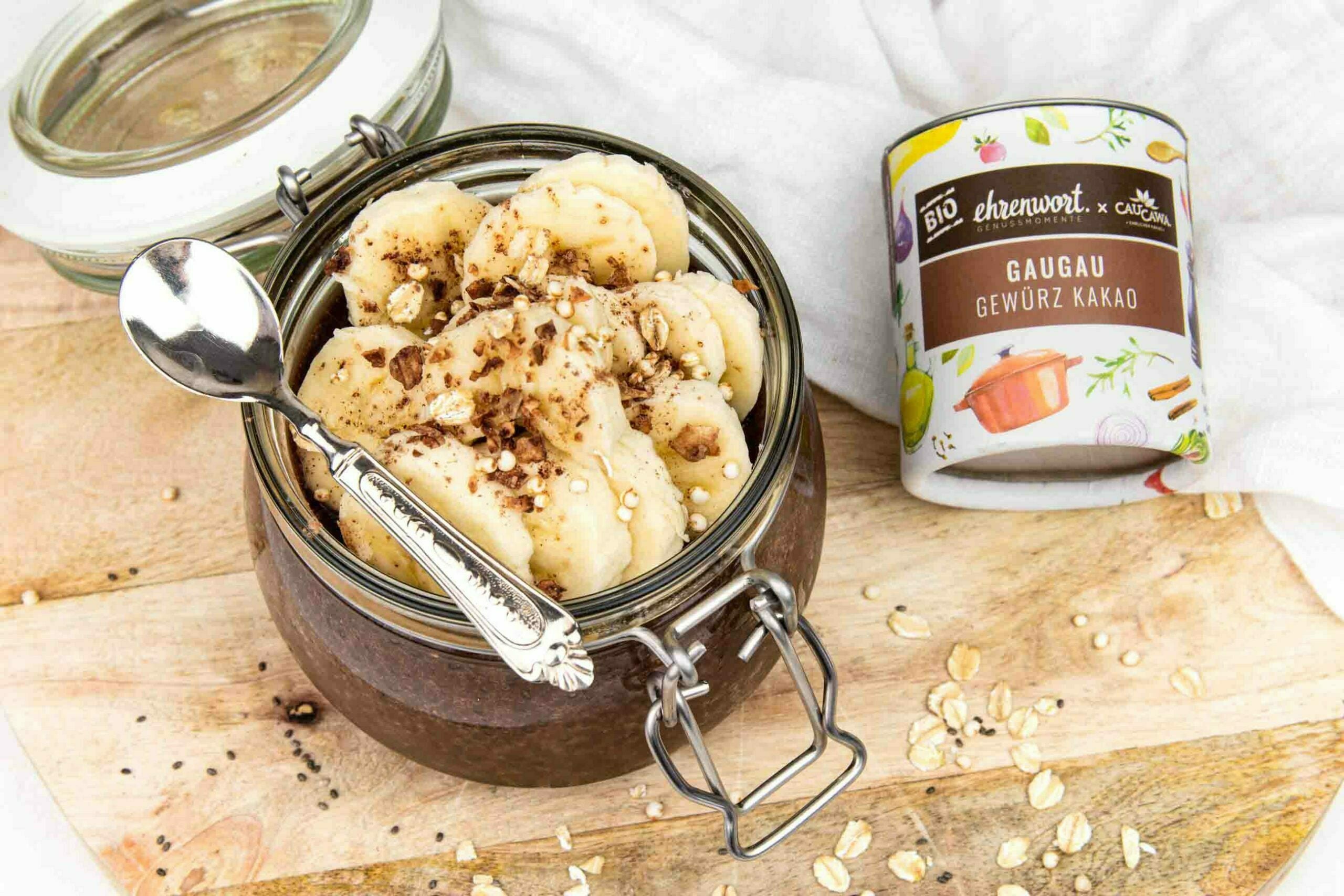 Overnight Schoko Bananen Chia