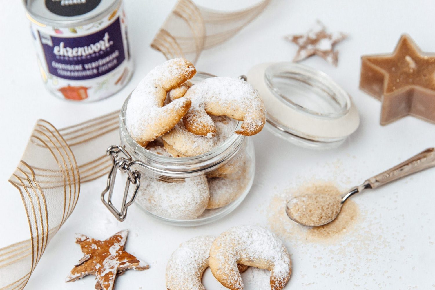 Vanillekipferl Rezept mit BIO Tonkabohnen Zucker von ehrenwort. Genussmomente|