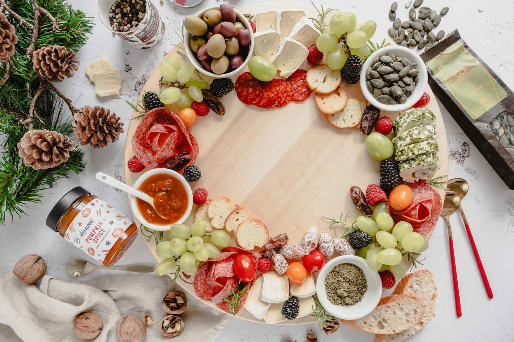Festliches Snackboard inkl. Schritt für Schritt Anleitung