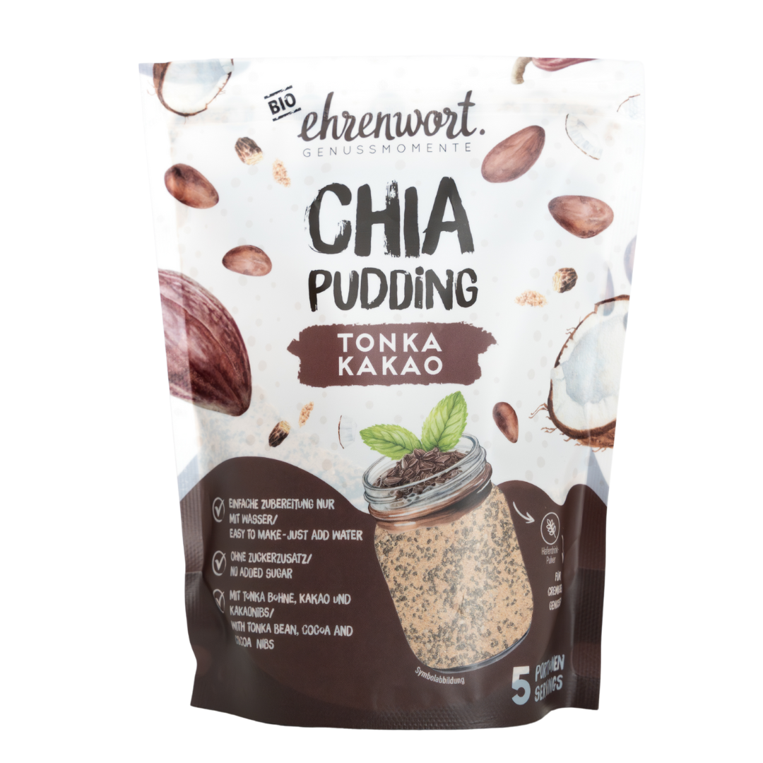 ehrenwort BIO Tonka Kakao Chia Pudding Produktabbildung
