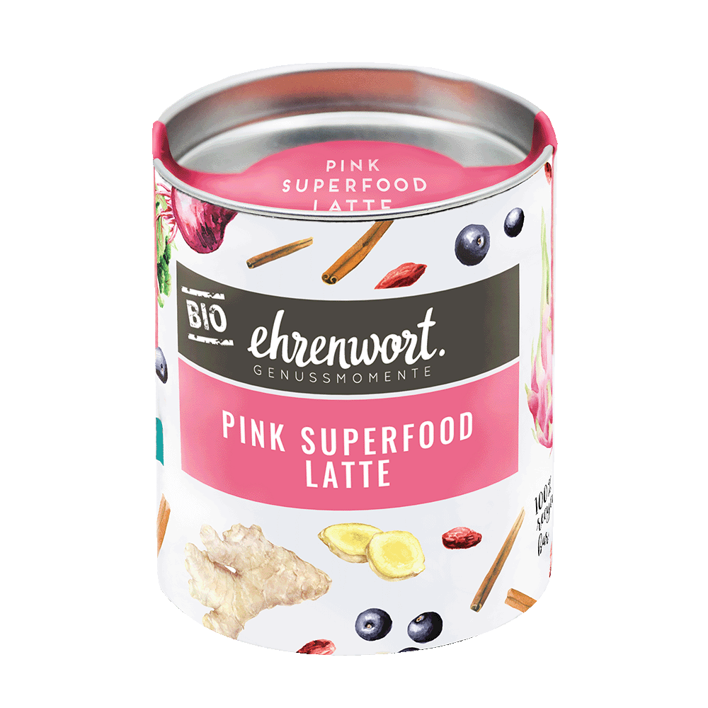 ehrenwort Bio Pink Superfood Latte Produktabbildung